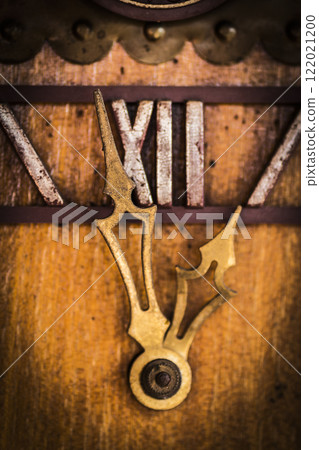 Old wooden clock Old wooden clock 122021200