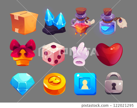 Game icon set Game icon set 122021295