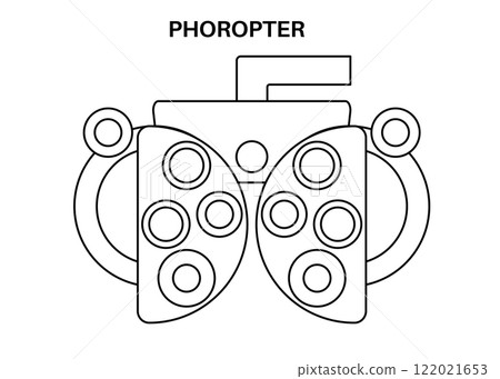 Phoropter ophthalmic testing device 122021653
