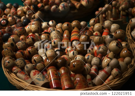 Kokeshi dolls at the Zao Kokeshi Museum October Miyagi 100 Zao Kokeshi Museum 122021951