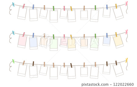 即時膠片風格相框向量素材插畫集 122022660