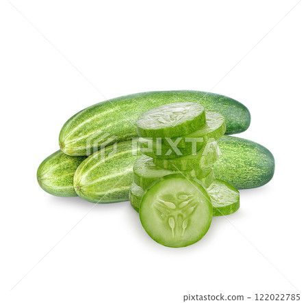 Cucumber isolated isolated on white background Cucumber isolated isolated on white background 122022785