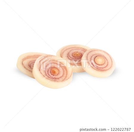 lemongrass sliced isolated on white background lemongrass sliced isolated on white background 122022787