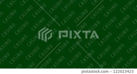 Poker and casino table background in green color. Vector illustration. 122023423