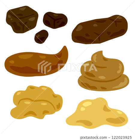 Poop set of various shapes 122023925