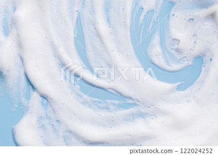 Face cleanser mousse sample, soap foam texture 122024252