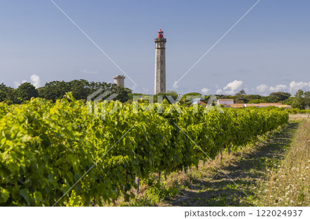 lighthouse of Baleines on Re Island, Charente-Maritime, France 122024937