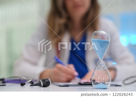 Effective Time Management in Healthcare Balancing an Hourglass and a Medical Professionals Duties 122026243