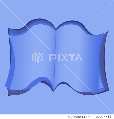 open book, reading, literature. Design element of books, notebooks, postcards, interior items open book, reading, literature. Design element of books, notebooks, postcards, interior items 122026311