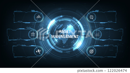 Asset management concept. 122026474