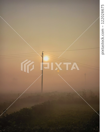 sun in the background 122026675