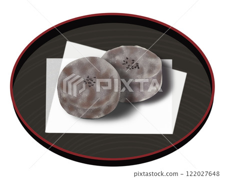 盤子裡的圓形金鯛 122027648