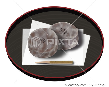 盤子裡的圓形金鯛 122027649
