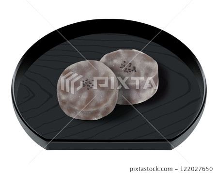 盤子裡的圓形金鯛 122027650