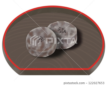 盤子裡的圓形金鯛 122027653