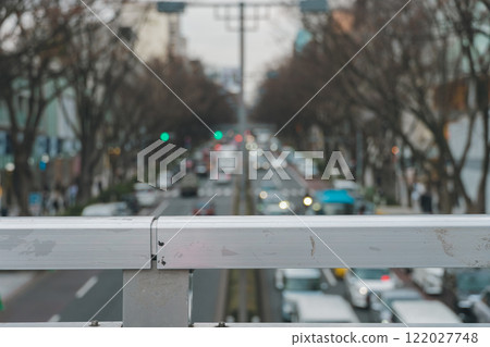 Omotesando Road Pedestrian Bridge View 122027748