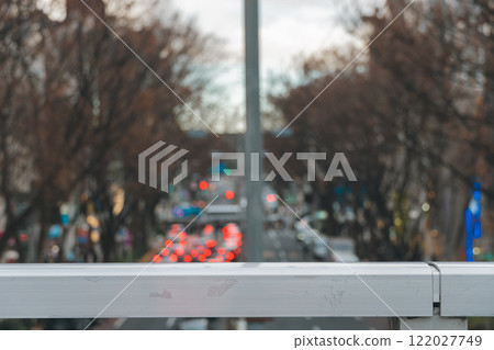 Omotesando Road Pedestrian Bridge View 122027749