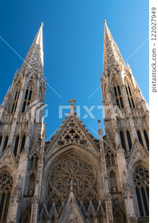 St. Patrick's Cathedral on Fifth Avenue in New York City, Manhattan, NYC, NY, USA St. Patrick's Cathedral on Fifth Avenue in New York City, Manhattan, NYC, NY, USA 122027949