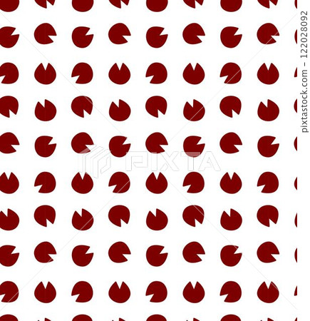 Horse footprint icon vector seamless pattern template illustration logo design on transparent background 122028092