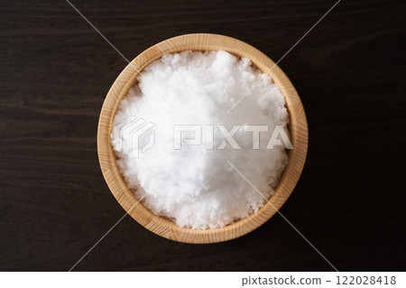 Salt in a bucket Salt in a bucket 122028418