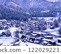 Shirakawa-go with snow 122029223
