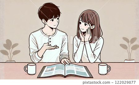 男人和女人聊天4 122029877