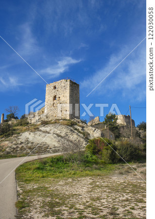 ruins of Miralles Castle, Catalonia, Spain ruins of Miralles Castle, Catalonia, Spain 122030058
