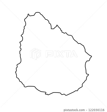 Uruguay Map Icon Uruguay Map Icon 122030116