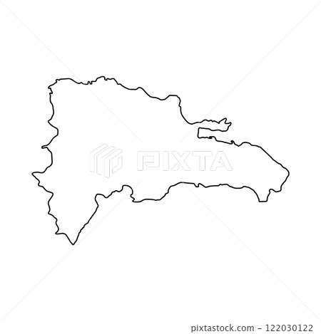 Dominican Republic Map Icon 122030122