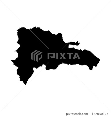 Dominican Republic Map Icon 122030123