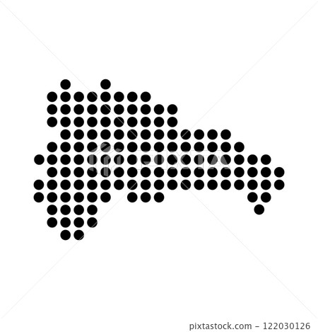 Dominican Republic Map Icon 122030126