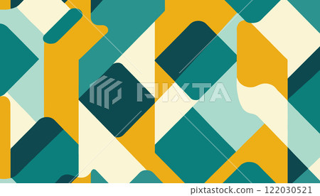 Colorful Abstract Shapes with Dots Colorful Abstract Shapes with Dots 122030521