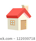 flat illustration of house 122030718
