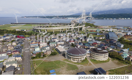 橫跨室蘭港的白鳥橋與舊室蘭市惠閇小學 橫跨室蘭港的白鳥橋與舊室蘭市惠閇小學 122031236
