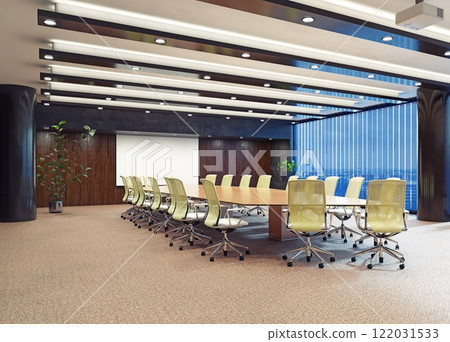 contemporary office interior. 122031533