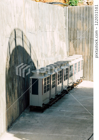 industrial air conditioners at the exhibition building. devices for indoor ventilation industrial air conditioners at the exhibition building. devices for indoor ventilation 122031581