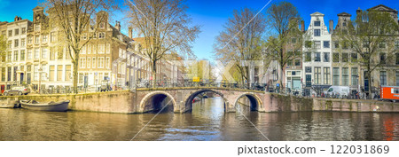 bike on canal ring, Amsterdam 122031869