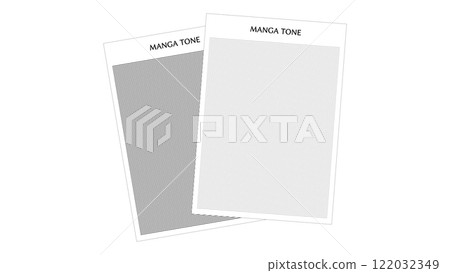 Manga tone illustration material Manga tone illustration material 122032349