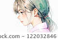 一個眼睛嚴肅的女孩的個人資料 122032846