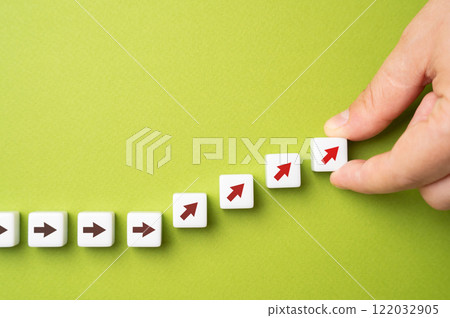 The hand points upwards towards the arrows. Forced increase of indicators or creation of conditions for changing the trend to growth. Overstatement of figures and indicators. Exceeding the plan. The hand points upwards towards the arrows. Forced increase of indicators or creation of conditions for changing the trend to growth. Overstatement of figures and indicators. Exceeding the plan. 122032905