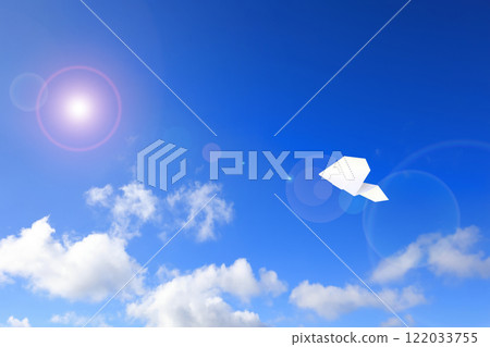 紙飛機在天上飛 122033755