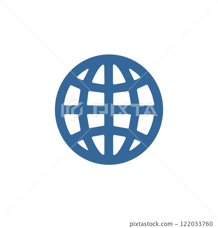 Global Network Icon. globe icon 122033760