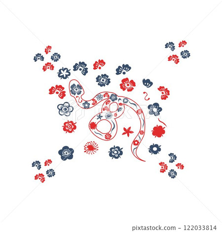 Year of the snake 2025  122033814