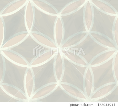 Abstract arabesque swirl line seamless pattern. Abstract ornamental floral texture. 122033941