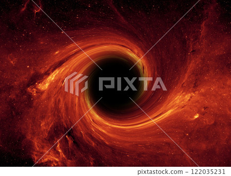 Black hole in space. Black hole in space. 122035231