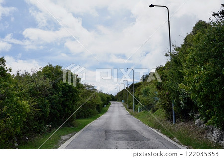 Road up Guana Bay Hill Road up Guana Bay Hill 122035353