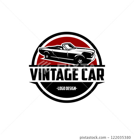 vintage 1966 Ford Mustang silhouette. isolated white background view from side. Best for logos, badges, emblems, icons, sticker designs, old vintage car industry. available in eps 10 vintage 1966 Ford Mustang silhouette. isolated white background view from side. Best for logos, badges, emblems, icons, sticker designs, old vintage car industry. available in eps 10 122035380