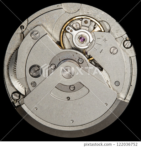 clockwork vintage mechanical watch, high resolution and detail 122036752