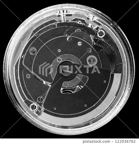 clockwork vintage mechanical watch, high resolution and detail clockwork vintage mechanical watch, high resolution and detail 122036762