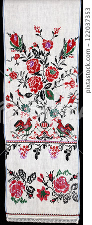 Handmade embroidery, folk arts and crafts 122037353